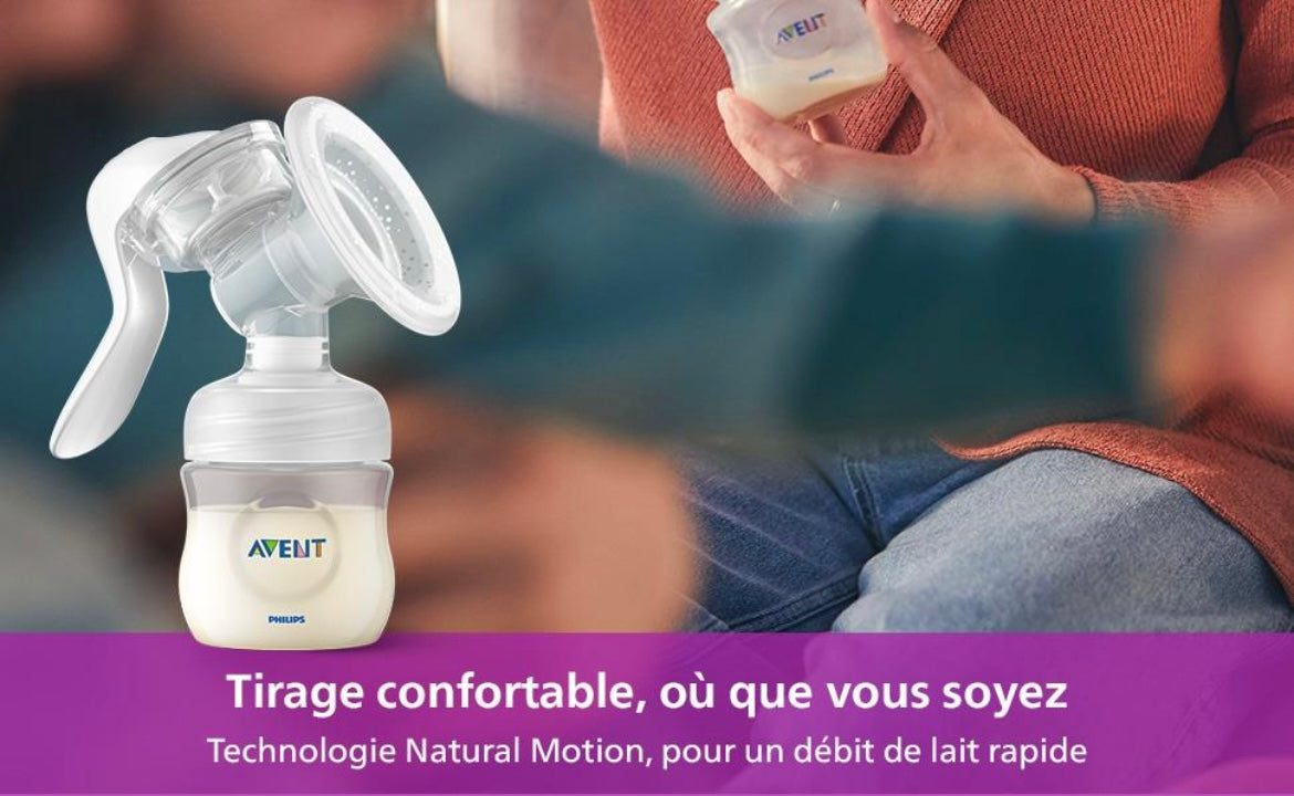 Philips Avent SCF330/40 Comfort Tire-lait manuel avec réservoir à lait