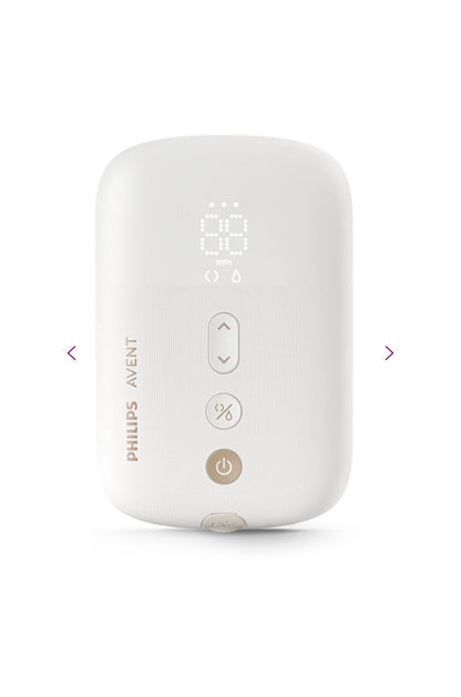 Philips Avent - Tire-lait électrique, qualité hospitalière, moteur silencieux et rechargeable pour une expérience discrète où que vous soyez + trousse de transport