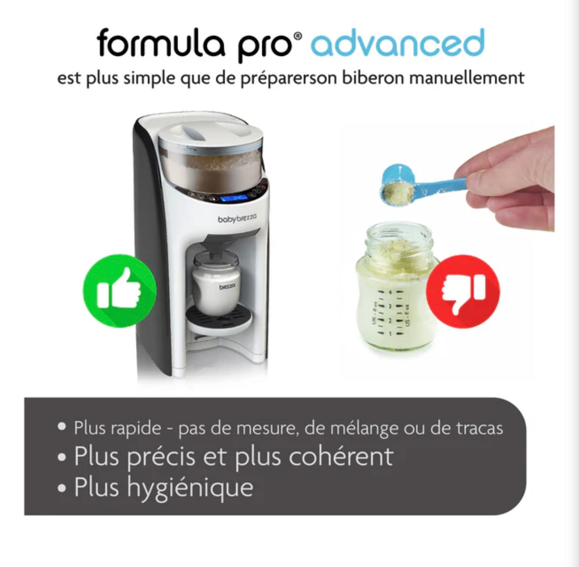 BabyBrezza Formula Pro Advanced - Préparateur de biberons automatique